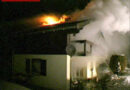 Brand eines Wohnhauses