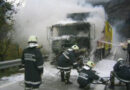 Brand einer Sattelzugmaschine