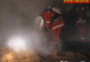 Feuer im Schafsunterstand