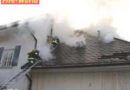 Brand in einem Hackschnitzellager