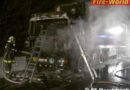 Lkw-Brand auf der A 25