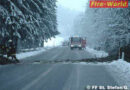Feuerwehr-Einsätze im Schnee-Chaos – Auch Ärger mit Autolenker!