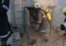 Nö: Schwieriger Brand im Sägespäne-Silo