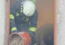 Nö: Sägespäne-Brand in der Tischlerei