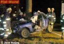 Oö: Tödlicher Anprall an einem Baum