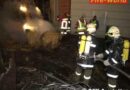 Nö: Großbrand in Produktionshalle in Blindenmarkt