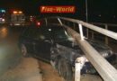 Ktn: Pkw nach Unfall unter Leitschiene eingeklemmt
