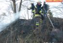 Nö: Feuer am Bahndamm in Gänserndorf