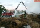 Oö: Langwieriger Einsatz beim Brand von Strohballen