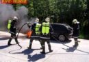 Sbg: Pkw-Brand auf der A10 bei Golling