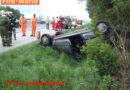 Nö: Von Autobahn abgekommen und überschlagen