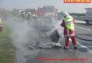 Nö: Pkw-Brand auf der Südautobahn
