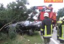 Nö: Unfall mit Menschenrettung und weiterer Verkehrsunfall