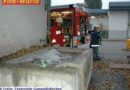 Nö: Brand einer Acetylengasflasche in Gumpoldskirchen