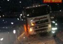 Oö: Lkw hing in der 2. Kehre des Pötschenpasses