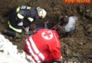 Oö: Rettung einer verschütteten Person in Scharten