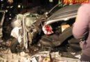 Nö: Schwerer Verkehrsunfall bei Gänserndorf, Lenker und Hund eingeklemmt