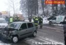 Oö: Vier Verletzte bei Verkehrsunfall in Lacken