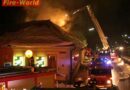 Nö: Küchen- und Dachstuhlbrand im Asia Restaurant in Ternitz