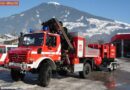 Nö/Tirol: Abnahme des neuen Unimogs der FF Amstetten