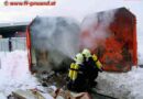 Nö: Brand eines Containers