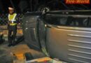 Oö: Verkehrsunfall mit eingeklemmter Person in Pinsdorf