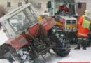 Oö: Bergung eines Traktors in Kremsmünster