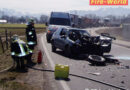 Oö: Frontalkollision Pkw – Lkw auf der B 144 in Laakirchen