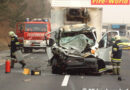 Nö: Schwerer Lkw-Auffahrunfall bei Leobersdorf