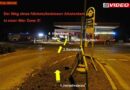 Nö: Pkw flog in eine Tribuswinkler Tankstelle