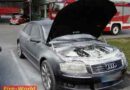 Stmk: Fahrzeugbrand auf Autobahnraststätte Deutschfeistritz