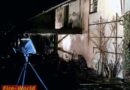 Oö: Brand eines Lagerschuppen in Steyr – vermutlich Brandstiftung