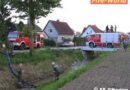 Oö: Wenn die Feuerwehr den Bach leersaugt…