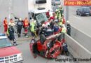 Nö: Unfall auf der A2 bei Mödling – Person im Pkw eingeklemmt