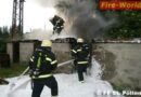 Nö: Brand eines ehem. Kohlenbunkers beim Frachtenbahnhof St. Pölten