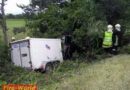 Nö: Pkw mit Anhänger verunglückt auf der A2