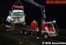 Nö: Menschenrettungsalarm nach Unfall: Sattelschlepper rammte Kastenwagen