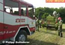 NÖ: Mähdrescher-Bergung in St. Georgen/Ybbsfeld