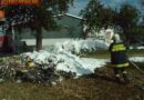 Oö: Müll-Lkw-Ladung in Brand geraten