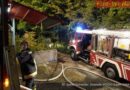 Nö: Brand eines Wohnhauses im Wald von Baden