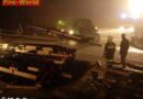 Oö: Langwieriger Einsatz nach verrutschter Lkw-Ladung in Gaflenz