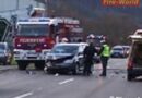Stmk: Pkw kracht mit voller Wucht gegen ein abbiegendes Auto