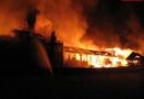 Ktn: Millionen-Großfeuer bei der Zimmerei Hubmann in Gitschtal
