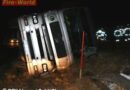 Stmk: Spektakulärer Lkw-Unfall bei St. Martin: Umweltalarm!