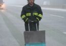Oö: Fahrzeugvollbrand auf der A1 bei Allhaming