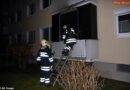 Oö: Balkonbrand in Traun – Beherzter Nachbar schritt ein