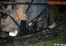 Oö: Schuppen in Ennser Gartenanlage in Flammen