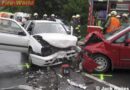 Oö: Verkehrsunfall mit eingeschlossener Person in Micheldorf