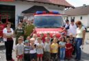 Oö: Kindergarten zu Besuch bei der Feuerwehr