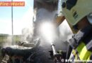 Nö: Feuer in der Müllpresse in Amstetten